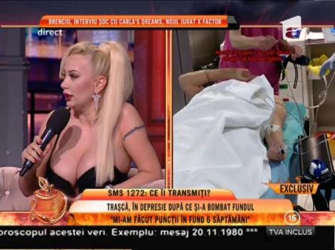 Simona Trașcă, în depresie după ce și-a bombat posteriorul