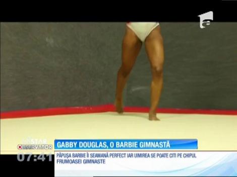 Gimnasta Gabby Douglas a primit o papuşă Barbie, după chipul şi asemananarea sa