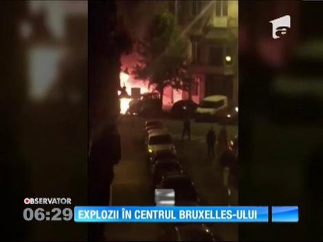 Momente de panică la Bruxelles! Mai multe explozii s-au auzit în apropiere de Parlamentul European