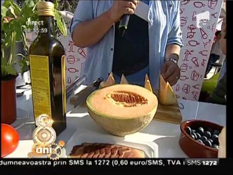 Prosciutto melone, un aperitiv ideal pentru o zi caniculară