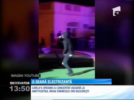 Baietii de la Carla's Dreams au concertat în Amfiteatrul Mihai Eminescu din București