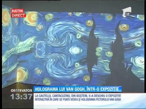 Holograma lui Van Gogh, într-o expoziție
