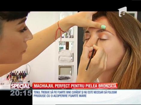 Special! Machiajul perfect pentru pielea bronzată