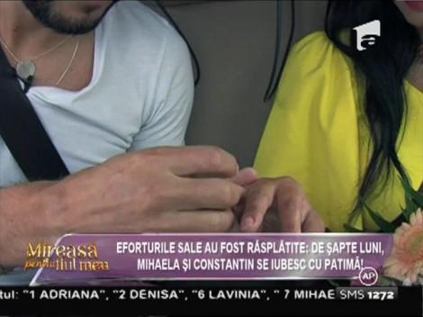 Constantin a luptat din greu pentru a cuceri inima Mihaelei!