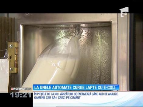 În Covasna s-a depistat E-coli în laptele din dozatoare
