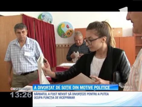 Un bărbat din Olteni a divorţat de soţie ca să devină viceprimar