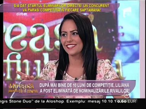 Liliana, pentru ultima oară în platoul de la "Mireasă pentru fiul meu!"