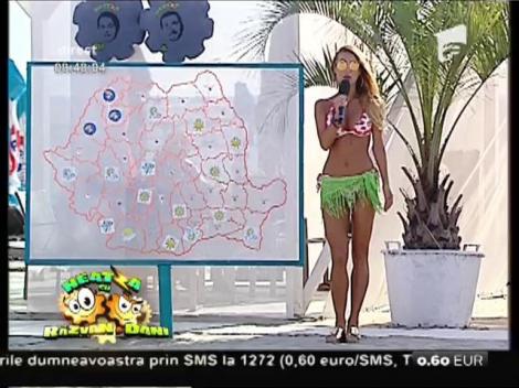 Vremea va fi ploiasă în nord-vest şi caniculară în sud!