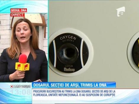 Dosarul secţiei de arşi de la Spitalul Floreasca, trimis la DNA
