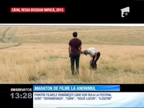 Maraton de filme româneşti la festivalul "Anonimul"