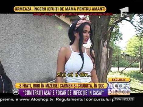 Opt copii, robi în mizerie! Carmen Șerban și Daniela Crudu, în stare de șoc
