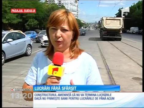 Lucrările la Pasajul Sudului, în ritmul melcului