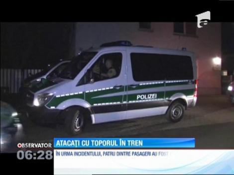 Germania: Un refugiat din Afganistan a atacat cu un topor mai mulţi pasageri aflaţi într-un tren