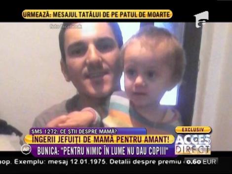 Doi copii abandonați de mamă sunt crescuți de bunici