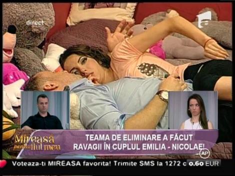 Teama de eliminare a făcut ravagii în cuplul Emilia şi Nicolae!
