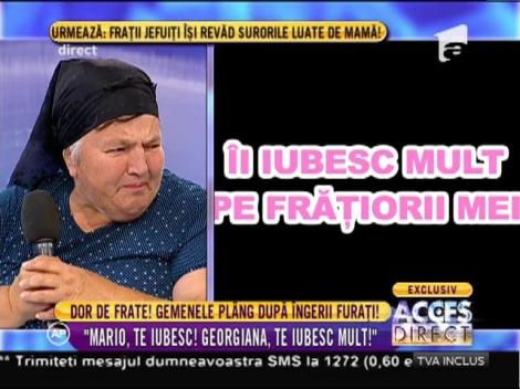 Bunica celor doi copii jefuiţi de mamă: "Copiii nu sunt de vânzare"
