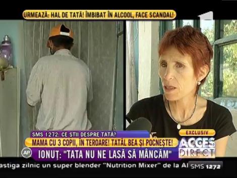 Adriana, o mamă disperată, şi-a luat cei 3 copii de acasă şi a plecat din calea furiei soţului