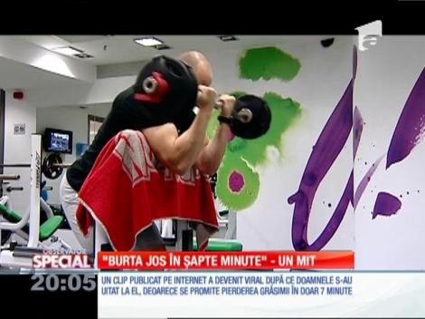 Special!  "Burta jos în şapte minute", un mit