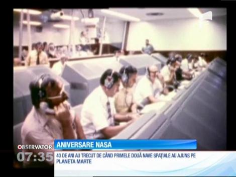 NASA a sărbătorit 40 de ani de când primele nave spaţiale americane au ajuns pe Marte