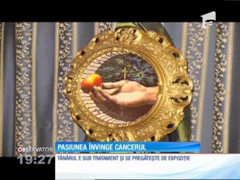 Daniel, primul pictor 3D din România, are cancer de piele