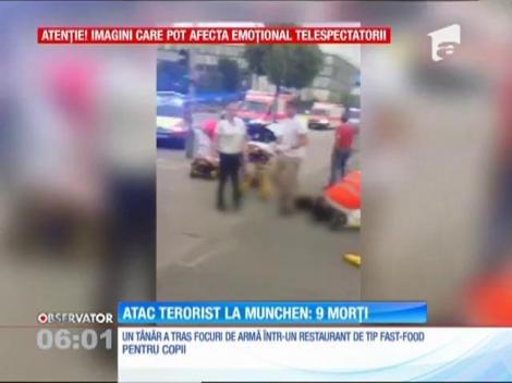 Nouă morți în atacul terorist de la Munchen