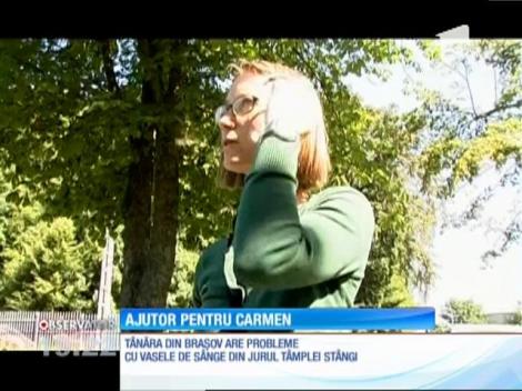 Carmen, o tânără cu o malformaţie a vaselor de sânge, are nevoie de ajutor pentru aș găsi liniștea