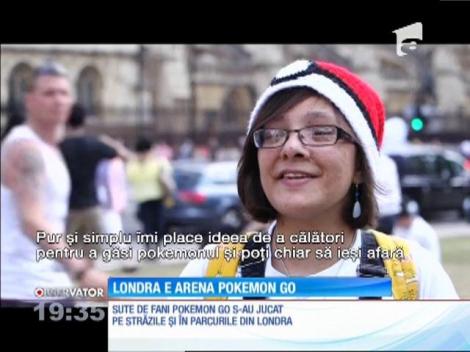 POKEMONIA s-a mutat în REGAT! Sute de fani Pokemon GO s-au jucat pe străzile și în parcurile din Londra
