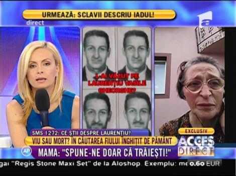 În căutarea fiului dispărut, o mamă îşi urlă disperarea!