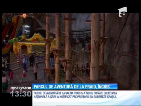 Parcul de aventură din Salina Praid a fost închis