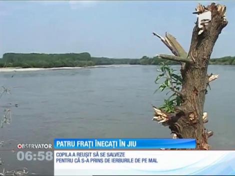 Caz şocant în judeţul Dolj! Patru fraţi s-au înecat în râul Jiu
