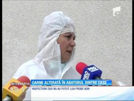 Carne alterată într-un abator din Codlea