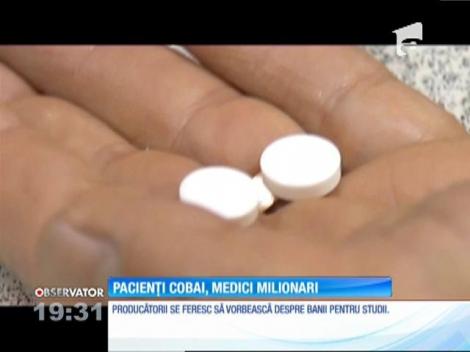 Procurorii au descoperit că în ţara noastră există medici care îşi folosesc pacienţii pe post de cobai, fără ca ei să bănuiască acest lucru