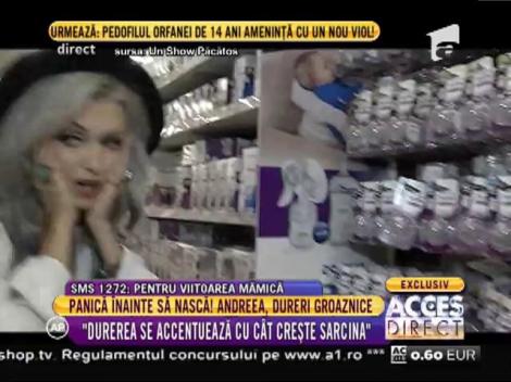 Andreea Bălan are probleme grave cu spatele, în a şaptea lună de sarcină!
