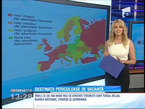 Franța, Germania și Turcia, țările cu cel mai mare risc de atentate teroriste