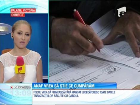 ANAF vrea să știe ce cumpărăm