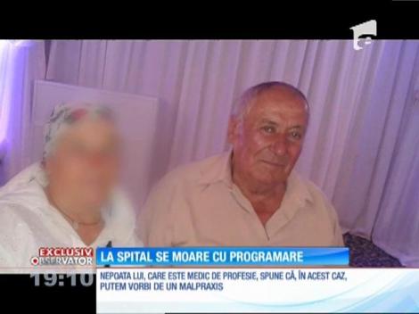 Un bunic a murit la Spitalul Judeţean Bacău după ce a făcut o hemoragie digestivă