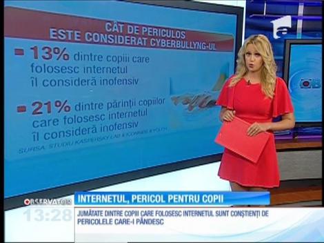 Internetul, pericol pentru copii