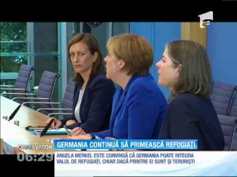 Angela Merkel: "Germania va vontinua să primească refugiaţi"