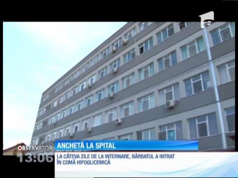 Pacientul diabetic care a intrat în comă hipoglicemică la Spitalul din Târgovişte a a murit
