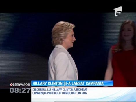 Hillary Clinton şi-a lansat campania pentru preşedinţia SUA