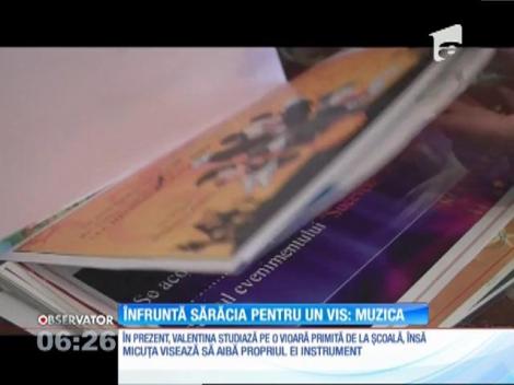 Valentina Cernovschi înfruntă sărăcia pentru un vis: muzica