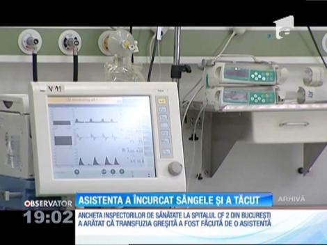 Asistenta care a încurcat pungile cu sânge şi a pus în pericol de moarte o pacientă nu a primit nicio sancţiune