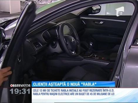 Cele 13 mii de tichete din programul Rabla au fost rezervate într-o singură zi!
