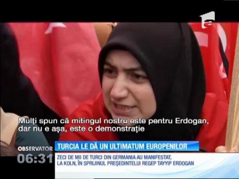Turcia le dă un ultimatum europenilor