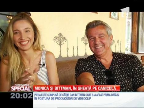 Special! Dan Bittman şi Monica Odagiu, în gheață pe caniculă