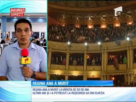 Regina Ana, soţia fostului suveran al României, Regele Mihai, a murit