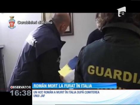 Român mort la furat în Italia