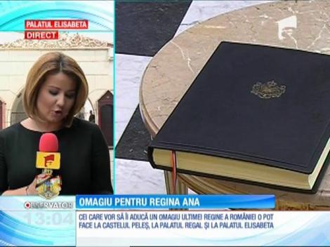 România este în doliu, după moartea Majestăţii Sale, Regina Ana. Palatul Elisabeta din Capitală a devenit loc de pelerinaj