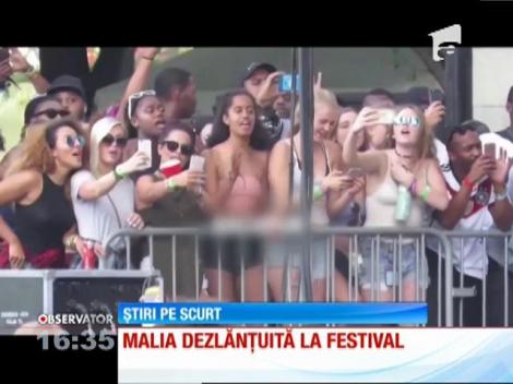 Fiica cea mare a preşedintelui Barack Obama, dans provocator