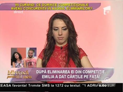 După eliminarea ei din competiţie, Emilia a dat cărţile pe faţă! Fiecare concurent a fost pus la zid, fără menajamente